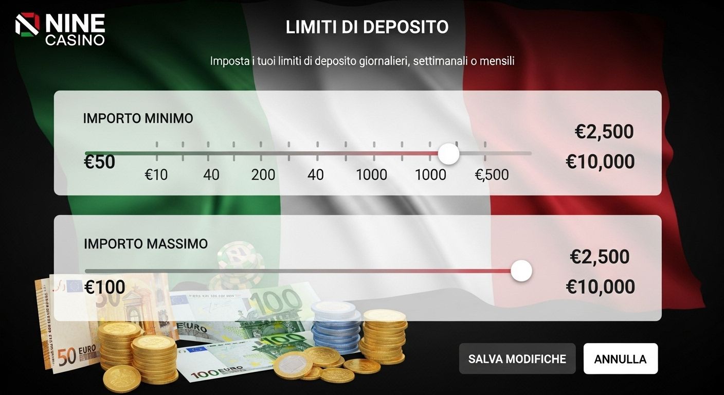 Limiti di deposito deposit not working